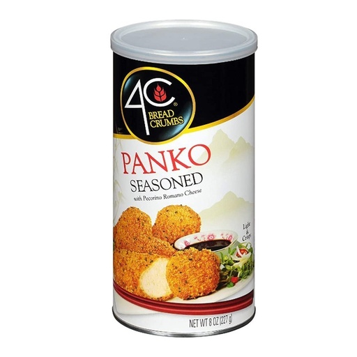 Pan Rallado Panko Con Queso Pecorino Romano, 4C / 227g