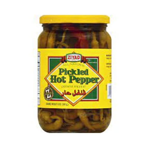 [074265002079] Pimientos Picantes Encurtidos, Ziyad / 340g