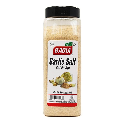 [033844005863] Condimento Badia Sal De Ajo, 907g