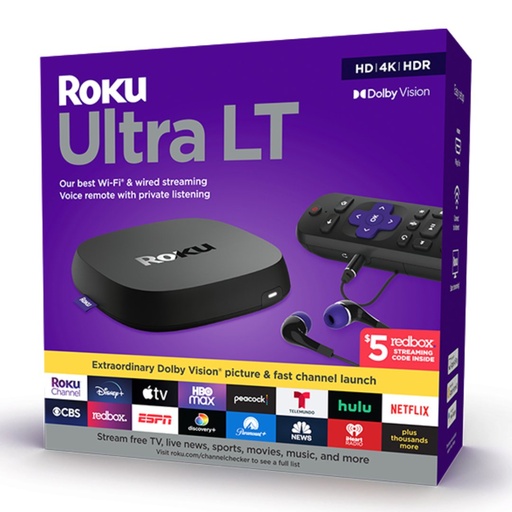 Reproductor Roku Ultra LT | HD | 4K | HDR