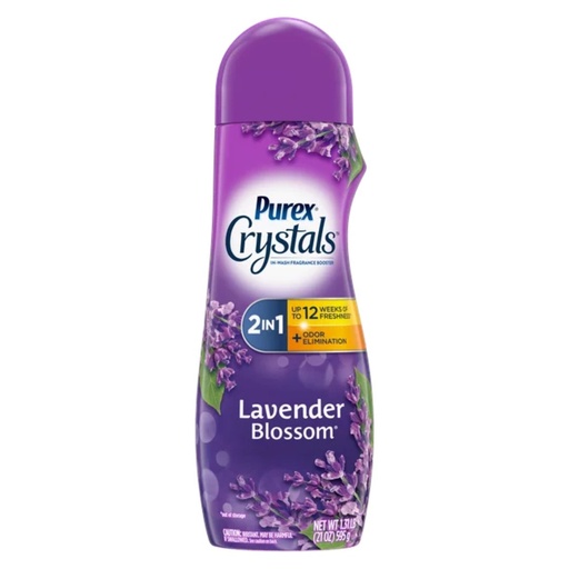 [024200038342] Pastillas Aromatizantes 2en1 Para Lavar - Lavanda Blossom / Purex Crystals / 595g
