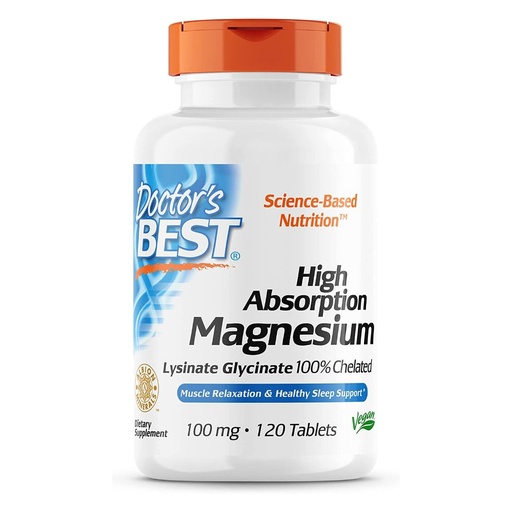 [753950000254] Suplemento Diario Magnesio 100mcg / Doctor´s Bets / 120 Tabletas