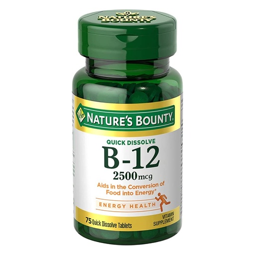[074312589119] Vitamina B-12 2500mcg / Nature´s Bounty / 75 Tabletas