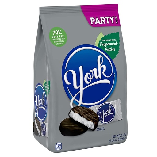 [034000058112] Caramelos De Chocolate Y Menta, York / 997g