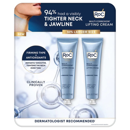[840103213200] Lifting En Crema Para Cuello y Cara, Roc / 2 Pack / 77mL