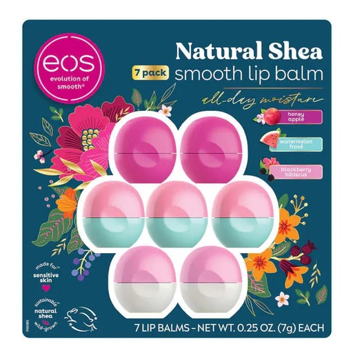 [840044711650] Balsamo Labial, Eos / 7 Pack Variados / 7g