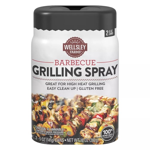 [888670122662] Barbecue En Spray Para Parrilla, Wellsley Farms / 2 Pack / 282g