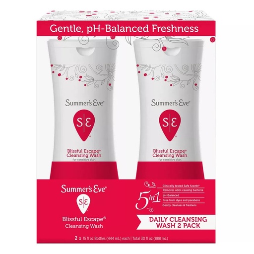 [041608002263] Jabón Intimo Blissful Escape / Summer’s Eve / 2 Pack / 444mL