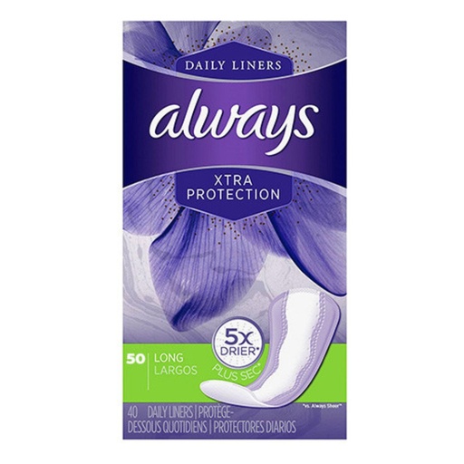 [90160269] Protectores Diarios Extra Protección, Always / 50 Pack