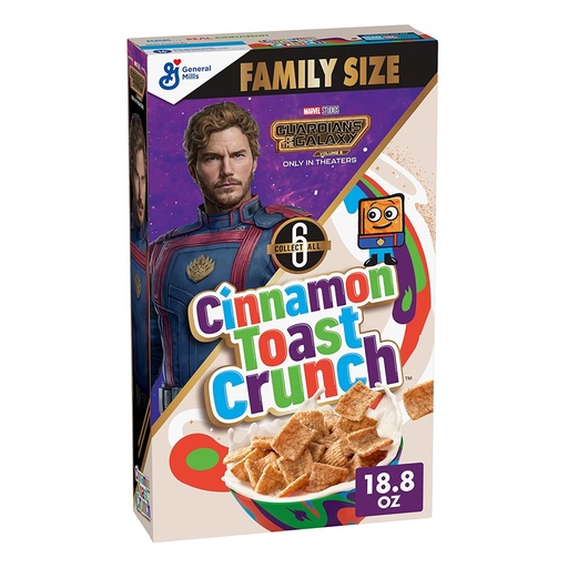 [016000171138] Cereal Cinnamon Toast Crunch Edición Especial - Guardianes De La Galaxia / General Mills / 532g