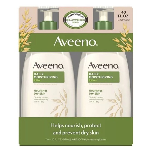 [381371151042] Loción Hidratante Con Avena / Aveeno / 591mL / 2 Pack