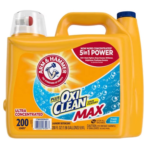 [033200975977] Detergente Oxi Clean Max 5en1 - Ultra Concentrado / 5.91L