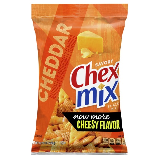 [016000158405] Snack Chex Mix Con Más Sabor De Queso Cheddar / 248g