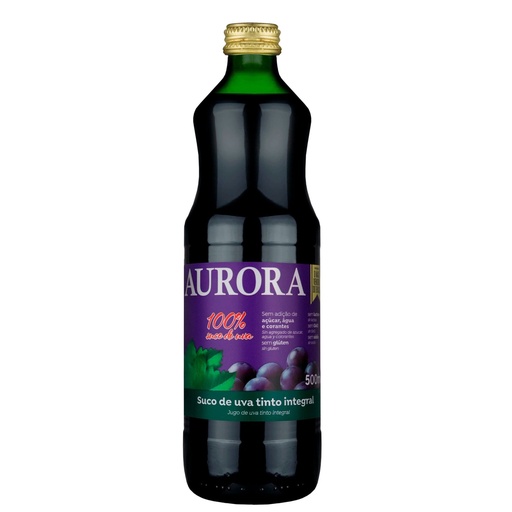 [7891141007477] Jugo De Uva Tinto 100% / Aurora / 500mL