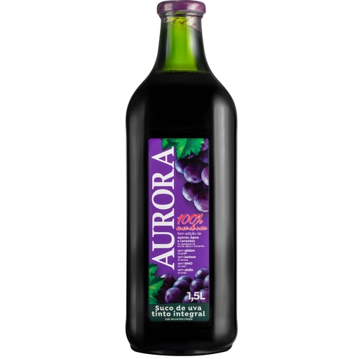 [7891141019838] Jugo De Uva Tinto 100% / Aurora / 1.5L