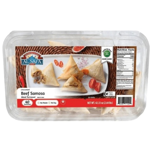[624967111090] Samosa De Carne Halal, Al Safa / 40 Samosas / 1.19 Kg