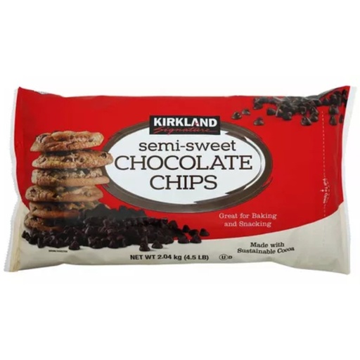 [096619189182] Chispas De Chocolate, Kirkland Signature / 2.04 Kg