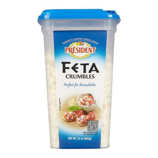 [077901008589] Crumbles De Queso Feta, President / 680g