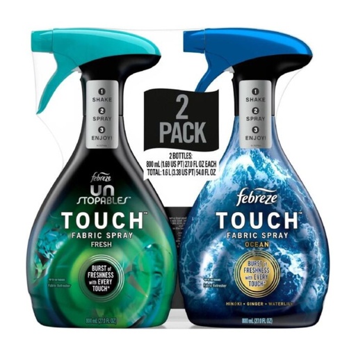 [030772070178] Spray Refrescante De Telas Febreze - Ocen - Fresh / 2 Pack / 800mL
