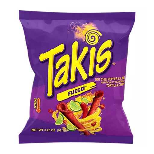 [757528048075] Chips Takis Fuego, 92.3g