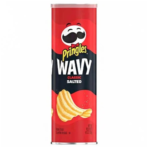 Papas Pringles Wavy Clasicc / 130g