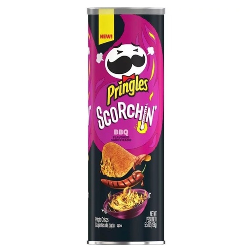 Papas Pringles Scorchin BBQ / 158g