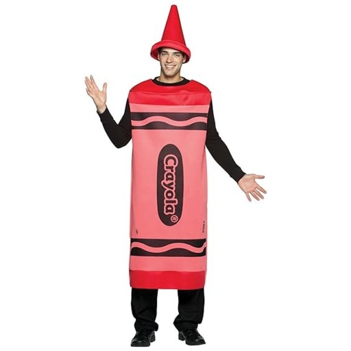 Disfraz De Crayón Rojo / Crayola / Talla L - XL