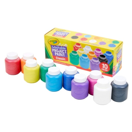 Pintura Lavable Crayola - Colores Clásicos / 10 Pack