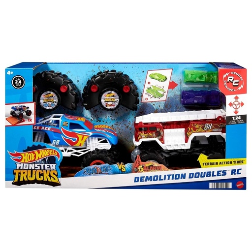 Hot Wheels RC Monster Trucks - Camiones de Juguete Con Control Remoto