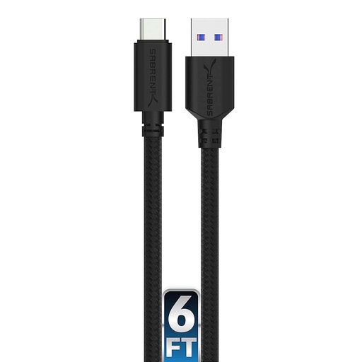 Cable USB Tipo-C 3.0 / Nylon Trenzado / 1.8 Metros / Sabrent