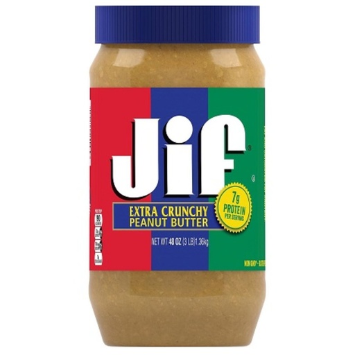 [051500240953] Mantequilla De Maní Extra Crunch / JIF / 1.36 Kg