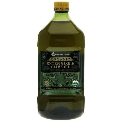 [078742241425] Aceite De Oliva Organico Extra Virgen / Member’s Mark / 2L