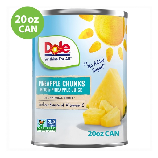 [038900014087] Trozos De Piña En 100% Zumo De Piña / Dole / 567g
