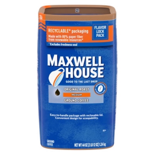 [043000092453] Café Molido Original Tostado Medio / Maxwell House / 1.24 Kg