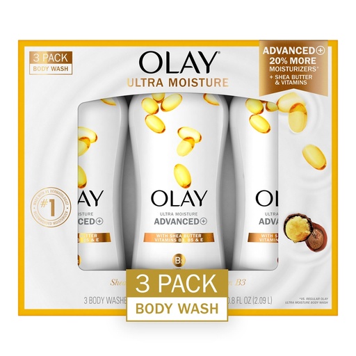 [037000304289] Gel De Baño Ultra Hidratante Advanced / Olay / 3 Pack / 700mL