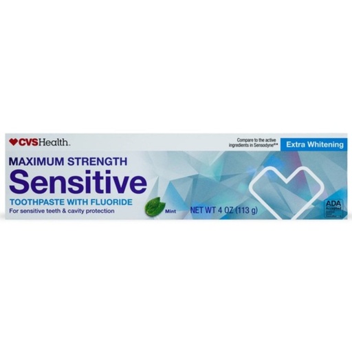 [050428425619] Pasta Dental Para Sensibilidades De Máxima Resistencia / CVS Health / 113g