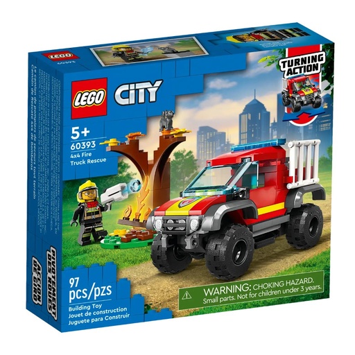 Lego - Camión 4x4 / 97 Piezas / 5+ Años (60393)