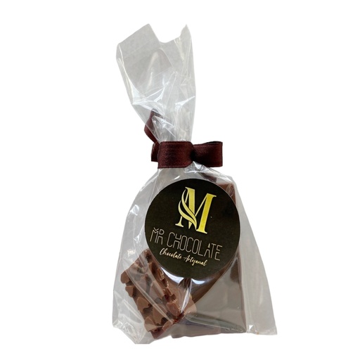 Chocolate Artesanal Con Leche y Frutos Secos / 35g