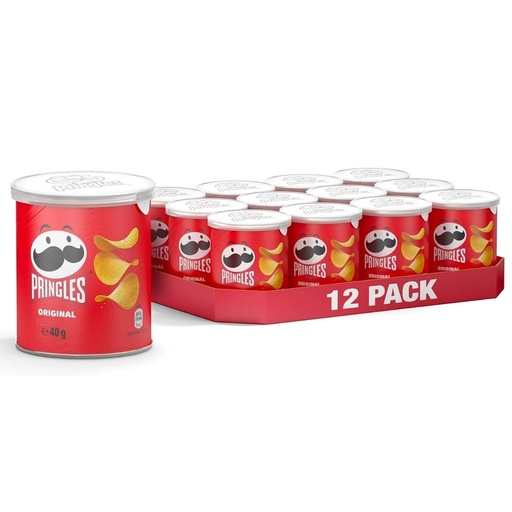Papas Pringles Sabor Original / 12 Pack / 37g