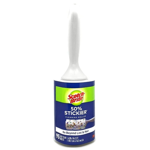 [147013DET] Rodillo Limpiador De Pelusas - Scotch Brite / 95 Hojas Lagrimales