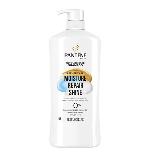 [080878188932] Champú Pantene Pro-V Repair + Shine Para Cabello Dañado - Puntas Abiertas / 1.13L