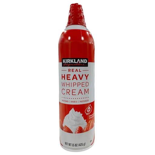 [196633953117] Crema Completa Batida Para Postres / Kirkland Signature / 425g