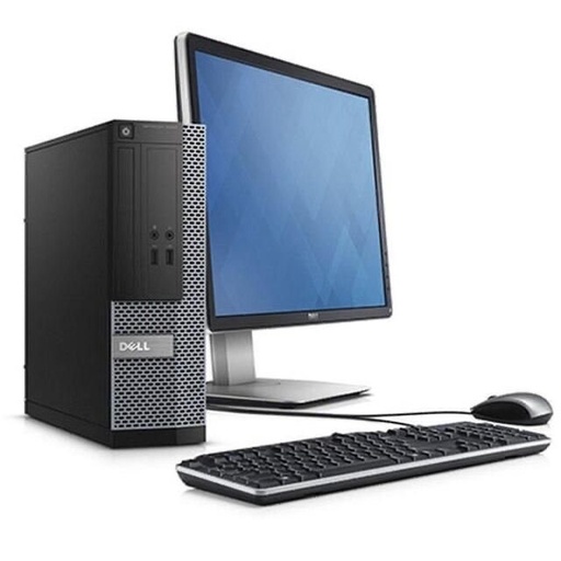Computadora Nivel Empresarial Dell Optiplex 3020 SFF / CPU (Reconstruido) Procesador Intel i5-4570 3.20 GHz / 8GB DDR3 SDRAM / 256GB SSD / Monitor Dell 22” SE2222H VGA / Teclado Dell USB KB216 / Mouse Dell USB MS116
