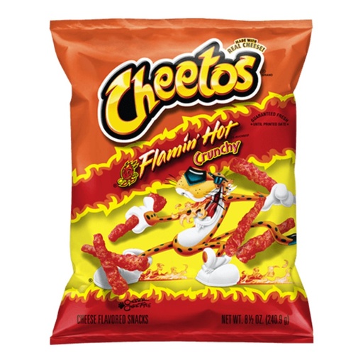 [028400589895] Cheetos Flamin Hot Crocantes / 240.9g