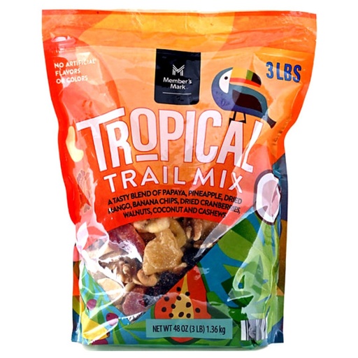 [078742438597] Semillas Tropical Trail Mix, Member’s Mark / 1.36 Kg