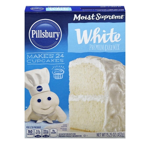 [013300605905] Mezcla Para Torta - White / Pillsbury / 432g