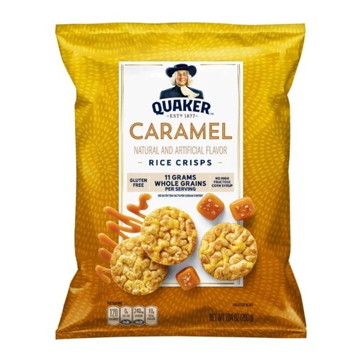 [030000169797] Crisps De Arroz - Caramelo / Quaker / 200g