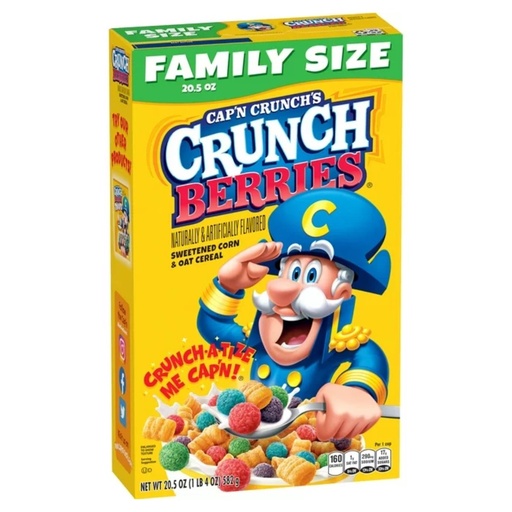 [030000573280] Cereal Crunch Berries Family Size / Cap'n Crunch's / 582g