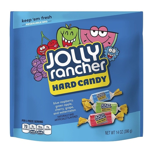 [010700556868] Caramelos Duros Sabores Surtidos, Jolly Rancher / 396g