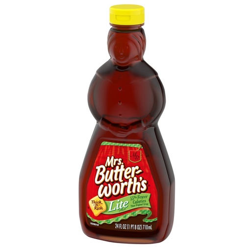[644209290246] Syrup Lite Mrs. Butterworths 50 % Menos De Calorías / 710ml